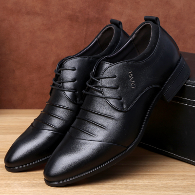 Men's Pointed Leather Formal Shoes - Online Shop Outlet