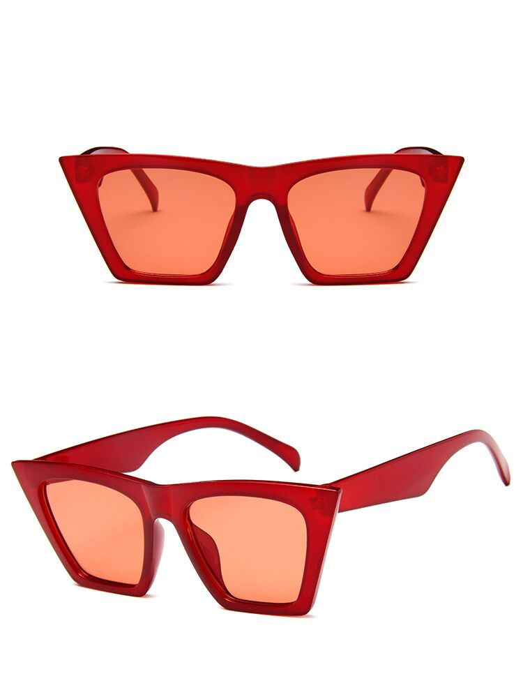 Women's Trapezoid Shaped Sunglasses