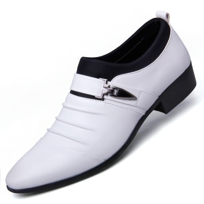 Men's Pointed Leather Formal Shoes - Online Shop Outlet