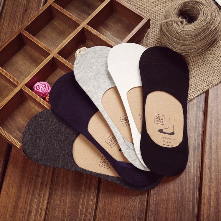 Men's Short Cotton Socks 5 Pairs Set - Online Shop Outlet